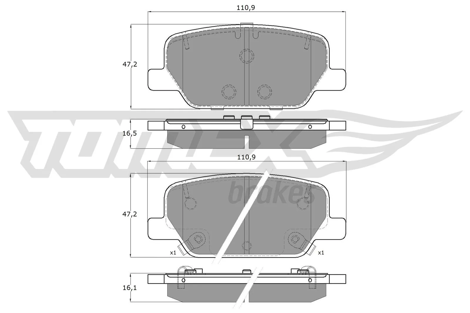  Pastillas de freno traseras Hyundai Santa Fe 4