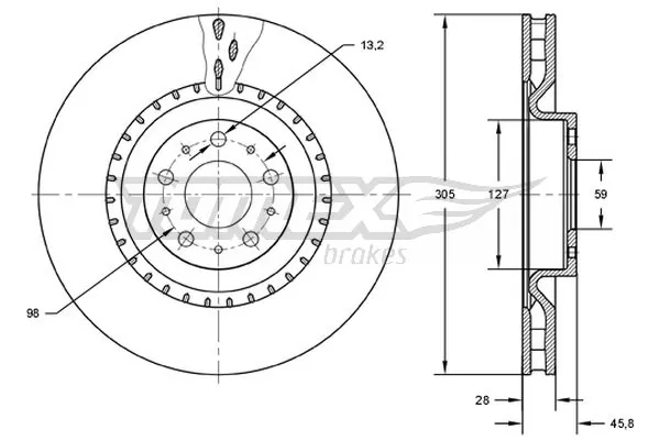 Comprar 51897455 VAG Freno de disco delantero