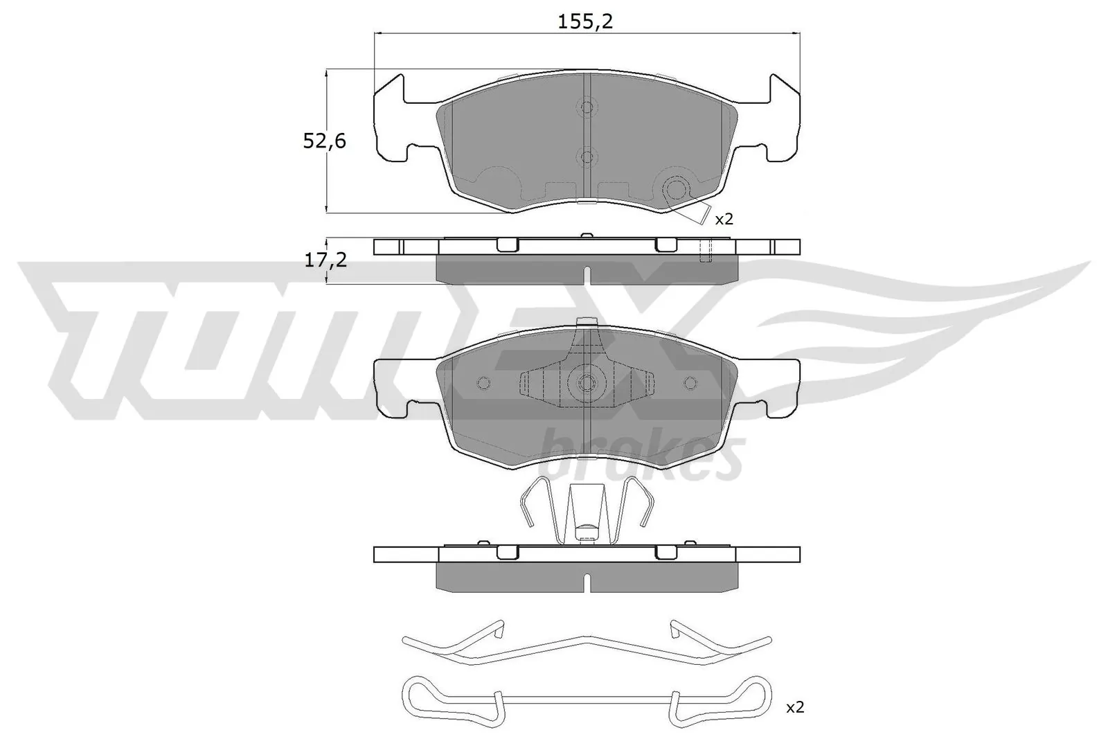 Pastillas de freno PF0813 Magneti Marelli