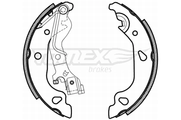Zapatas de freno traseras Fiat/Alfa/Lancia 0077362296
