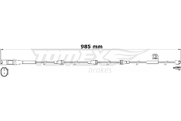 Sensor de desgaste de las pastillas de freno delanteras BMW X6 
