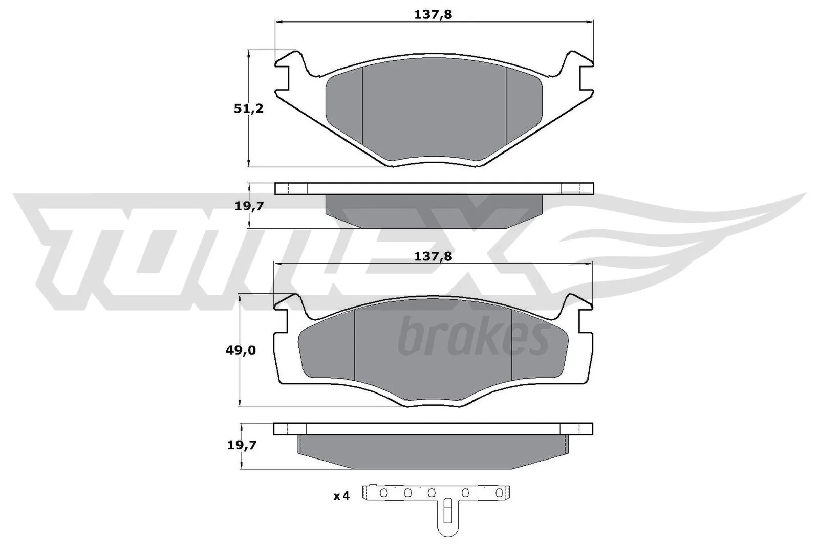  Pastillas de freno Volkswagen Jetta 2