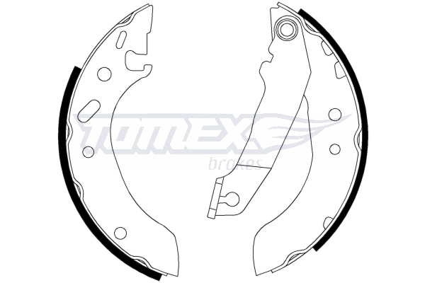  Zapatas de freno Ford Escort 4