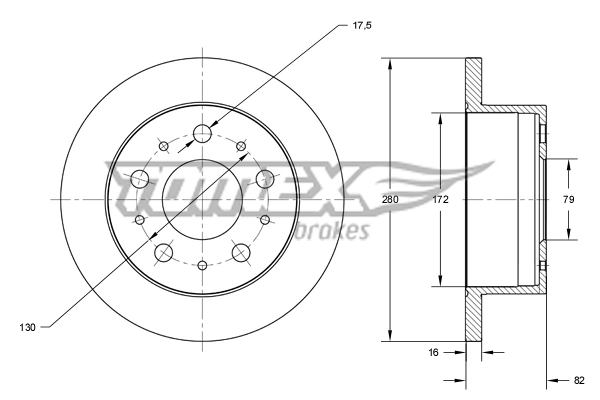 1686718380 General Motors Freno de disco trasero