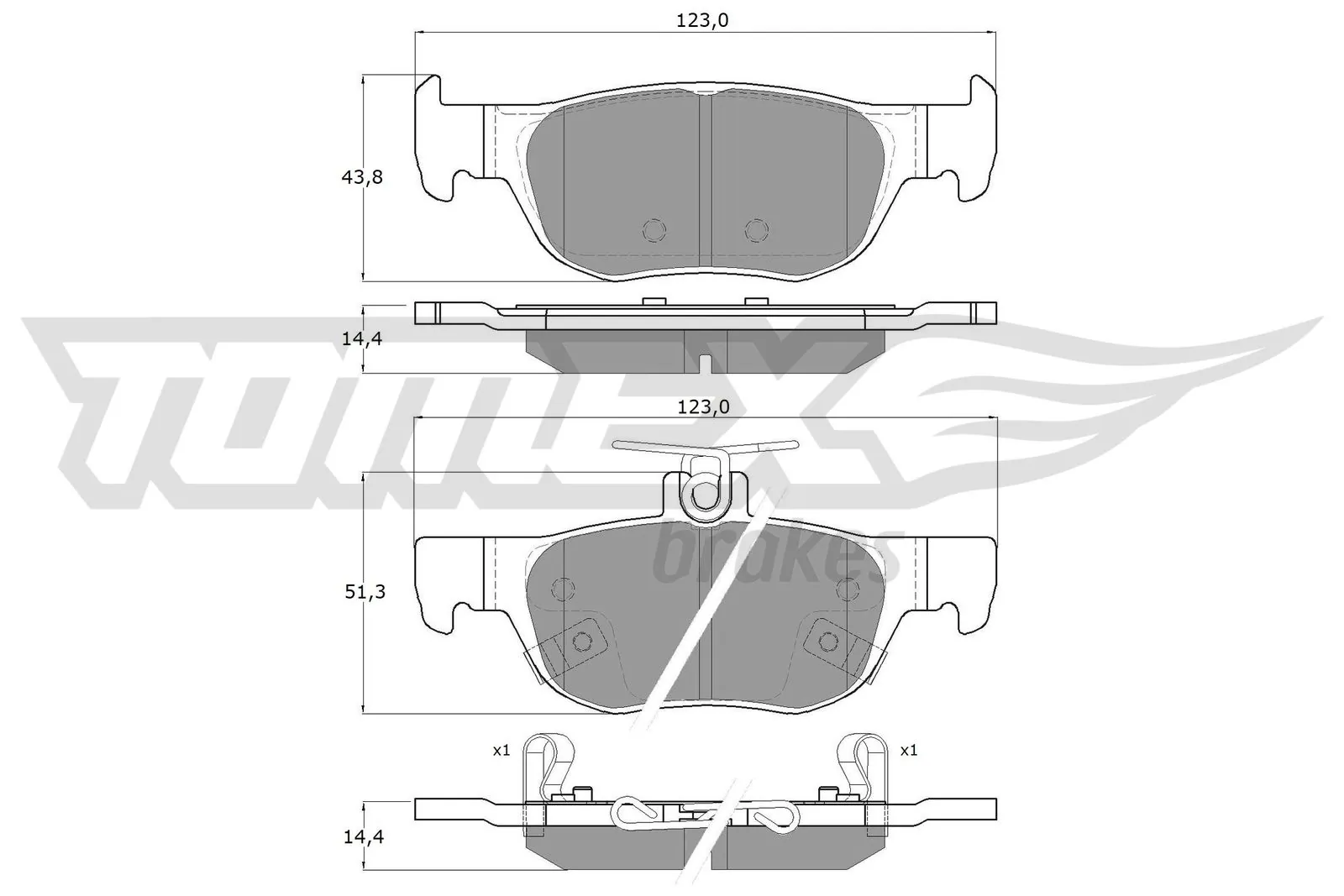 Comprar DGY62643Z Mazda Pastillas de freno traseras
