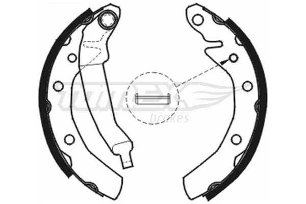 Zapatas de freno 96268686 Hyundai/Kia
