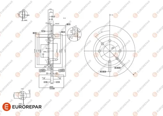 Frenos delanteros Peugeot/Citroen 1618890380 precio, desde 53,81 EUR