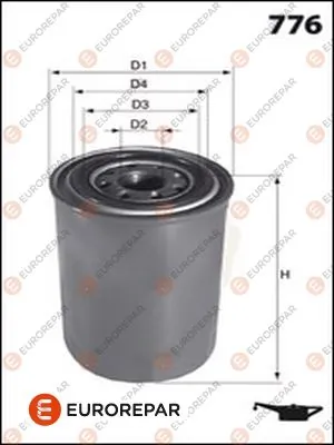 Filtro de aceite 1616169180 Peugeot/Citroen