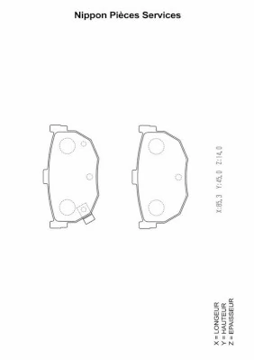 Pastillas freno traseras para KIA Cerato III YD