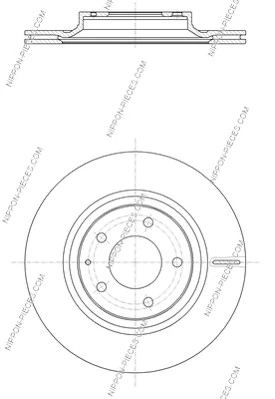 Freno de disco trasero para Mazda RX-8  SE