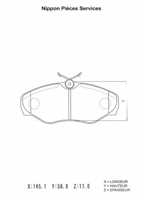  Pastillas de freno delanteras Renault Trafic 2