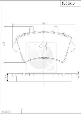 Pastillas de freno 1605980 Ford
