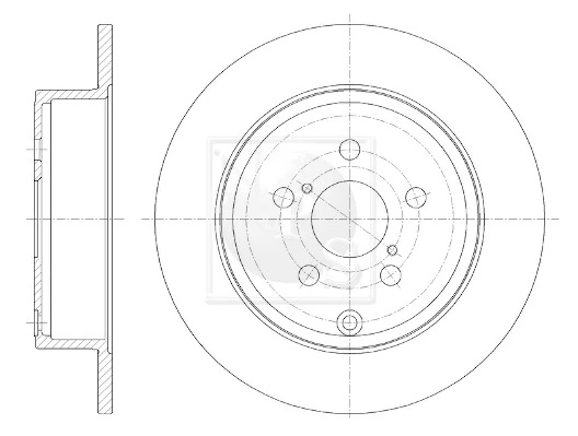 Freno de disco trasero Toyota Auris UKP hatchback (E15) (2007 - 2013) precio, desde 57,19 USD