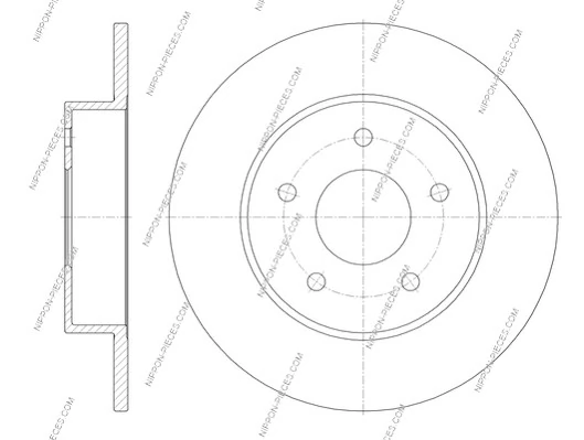 Frenos traseros para Nissan Primera  P12