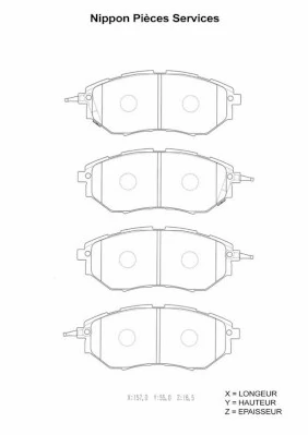 Comprar Pastillas de freno Subaru Outback V B15, BS