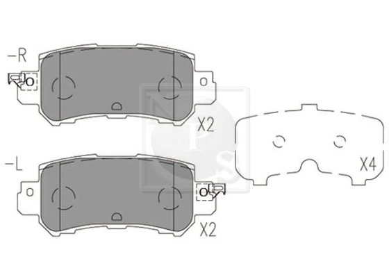 Pastillas traseras de freno Toyota DAY32648ZA precio, desde 24,94 EUR