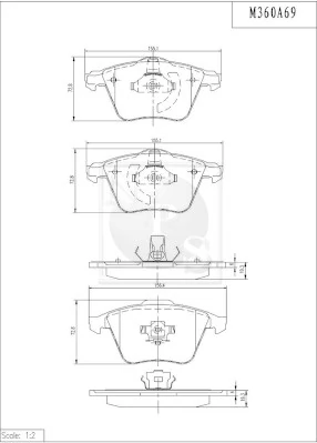 Comprar Pastillas de freno Volvo V40  525, 526