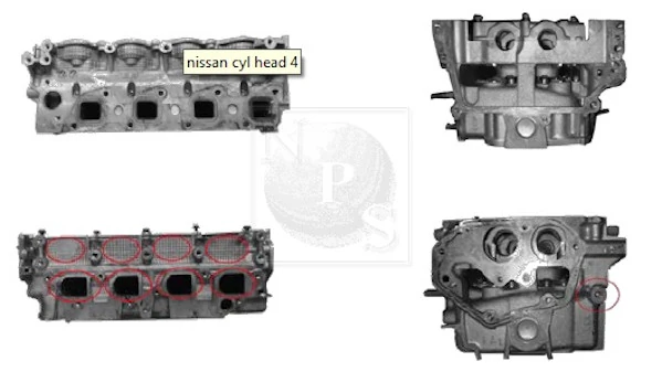 Cabeza del motor Nissan Navara (2004-2015)