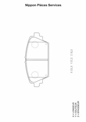 Pastillas freno delanteras Nissan Primera sedán (P12) (2002 - 2008) precio, desde 27,74 EUR