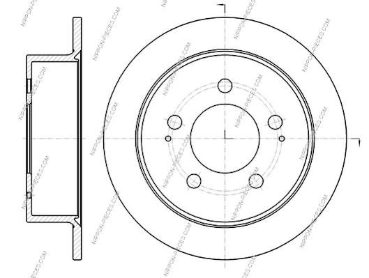 Freno de disco trasero SsangYong Actyon Sports pick-up (2012 - 2026) precio, desde 69,09 EUR