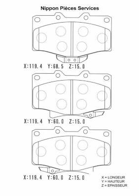 Comprar Pastillas de freno Toyota Land Cruiser 80 J8