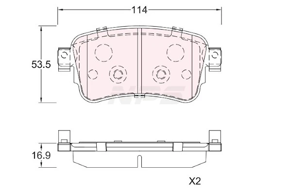 Comprar 1675991880 Peugeot/Citroen Pastillas de freno traseras