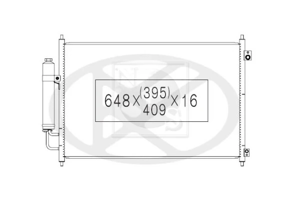 Aire acondicionado capacitor Nissan X-Trail SUV (T31) (2007 - 2014) precio, desde 180,86 USD