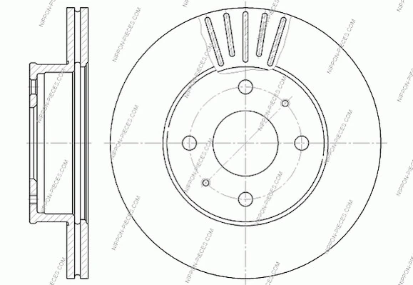 Disco de freno delantero Hyundai Accent 2