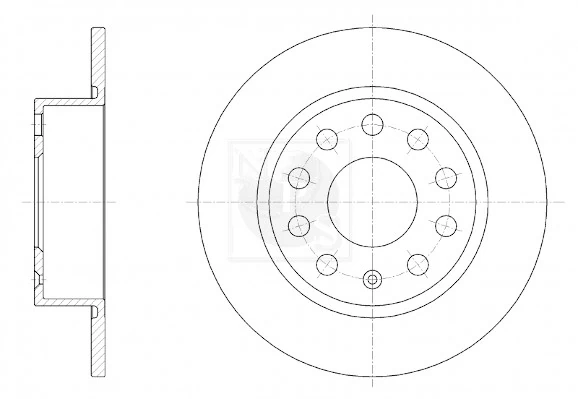 Disco de freno Volkswagen Jetta V