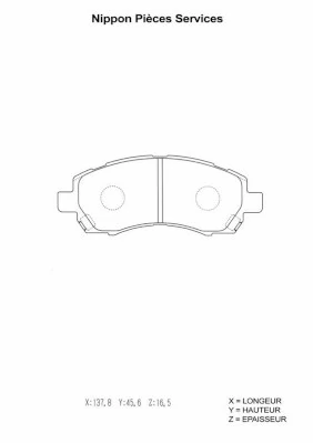 Pastillas freno delanteras Subaru Legacy III sedán (BE, BH) (1998 - 2003) precio, desde 62,60 USD