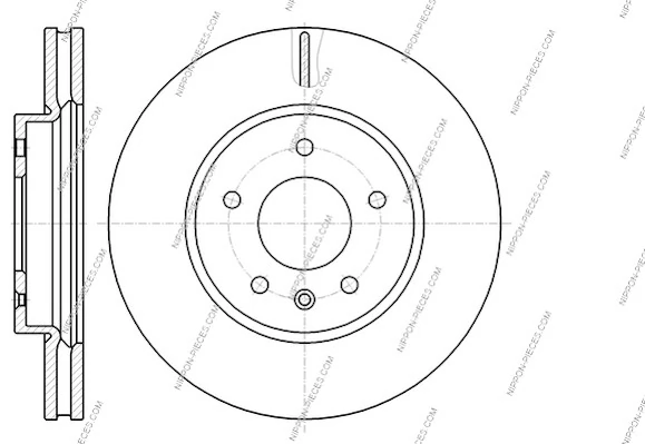 Disco de freno delantero Chevrolet Captiva II
