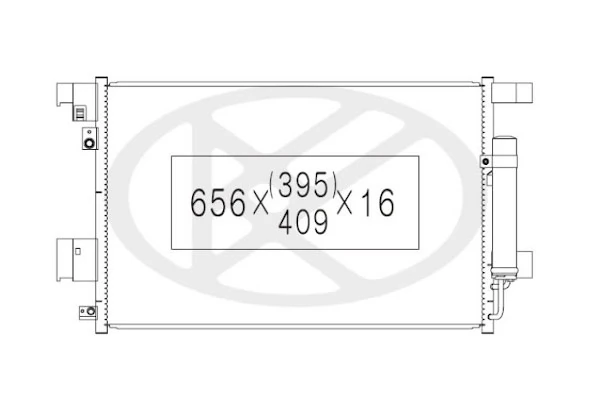 Aire acondicionado capacitor Mitsubishi Lancer X SPORTBACK hatchback (CX_A) (2007 - 2026) precio, desde 99,16 EUR