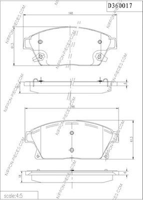  Pastillas de freno delanteras Opel Zafira 