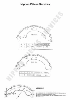 Comprar 0449522030 Toyota Zapatas de freno