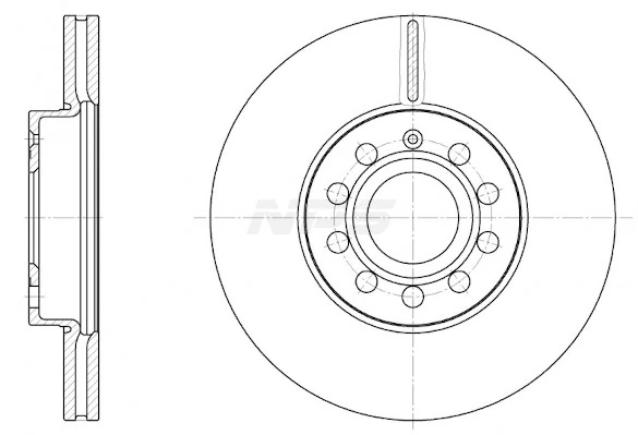Freno de disco delantero Volkswagen Caddy II furgoneta (9K9) (1995 - 2004) precio, desde 85,62 USD