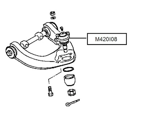 Rótula de suspensión superior Mitsubishi L 200 III