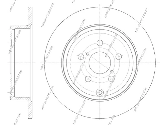 Comprar Disco de freno trasero Toyota Auris UKP E15
