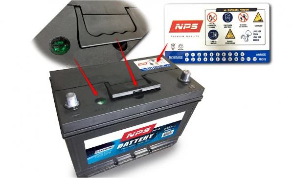 NPS U540L59B batería de arranque Peugeot 407