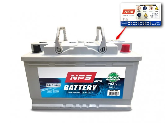 U540L51B NPS Batería Start-Stop