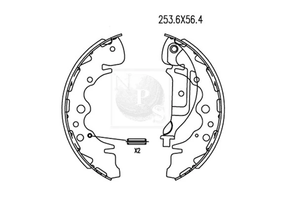 Zapatas de freno para KIA Carnival I UP