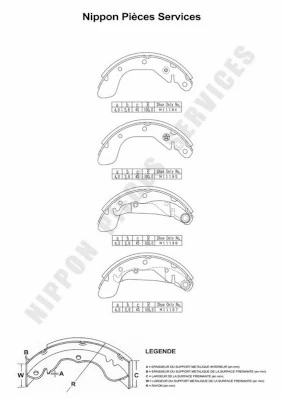 Zapatas de freno de tambor traseras Opel Corsa C furgoneta (F08) (2001 - 2011) precio, desde 28,84 EUR
