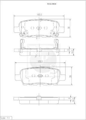 Comprar HP3007 Dayco Pastillas de freno traseras