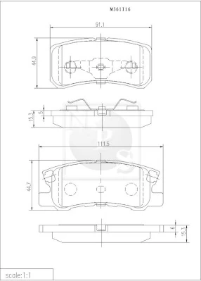 Comprar MN102628 Toyota Pastillas de freno traseras
