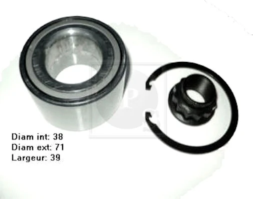 Cojinete de rueda delantero Toyota Yaris 