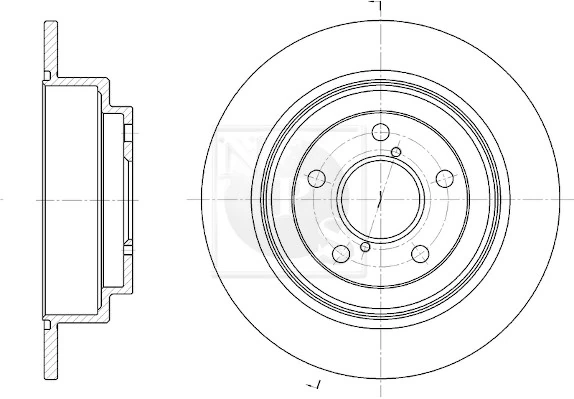 Freno de disco trasero para Subaru Impreza I GF