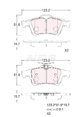  Pastillas de freno traseras Renault Espace 4