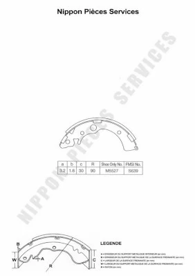 Comprar T2511010 Toko cars Zapatas de freno