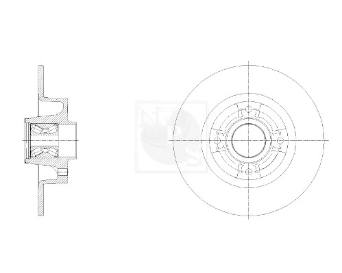 Disco de freno trasero Alfa Romeo 33 