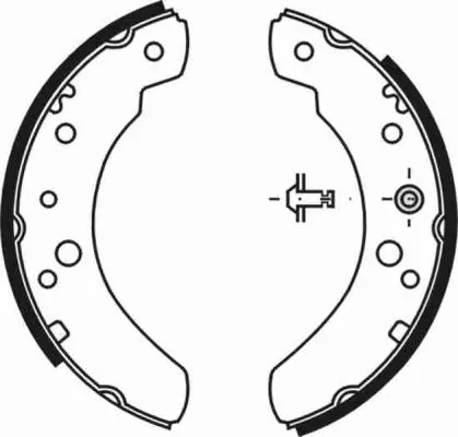 Zapatas de freno traseras Ford Transit  (V)