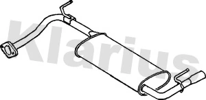 Comprar Silenciador trasero Mazda 323 V BA a bajo precio
